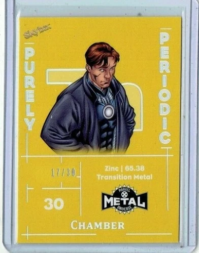Chamber 2020 Skybox Marvel X-Men Metal Universe Periodic Card /30