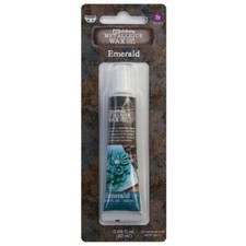 Emerald Green  Finnabair Metallique Decor Gilding Wax  Art Alchemy