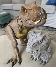 2 Jurassic World Dinosaurs - Indominus Rex Feeding Frenzy  T- Rex Epic Roaring
