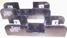 2 x Gould Ferraz Shawmut Mersen 60306 600V 30A fuse holder