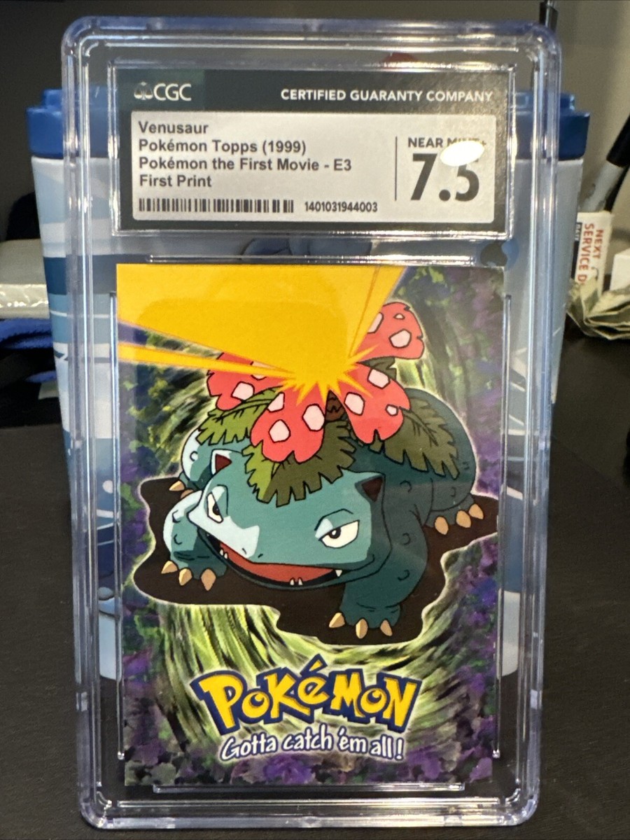 venus ③ 1999 TOPPS POKEMON VENUSAUR #E3 CHC 7.5 | eBay