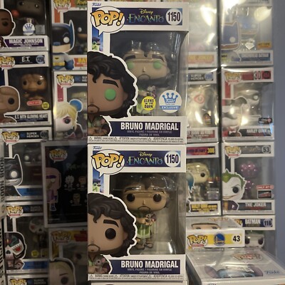 Funko Pop! BRUNO Madrigal #1150 Funko Shop Exclusive GITD Disney's ENCANTO