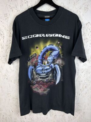 90s Scorpions 1991 Wind Of Change Band Black T-shirt Men Women S-5XL KH11507