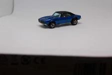 1967 Mattel Hot Wheels Redline Custom Camaro Blue W/ White Interior Beauty!!