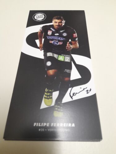 Signierte AK Filipe Ferreira Sturm Graz NEU - Afbeelding 1 van 1