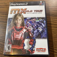 MX World Tour Jamie Little PS2 Playstation 2 Instruction Manual Only Q 
