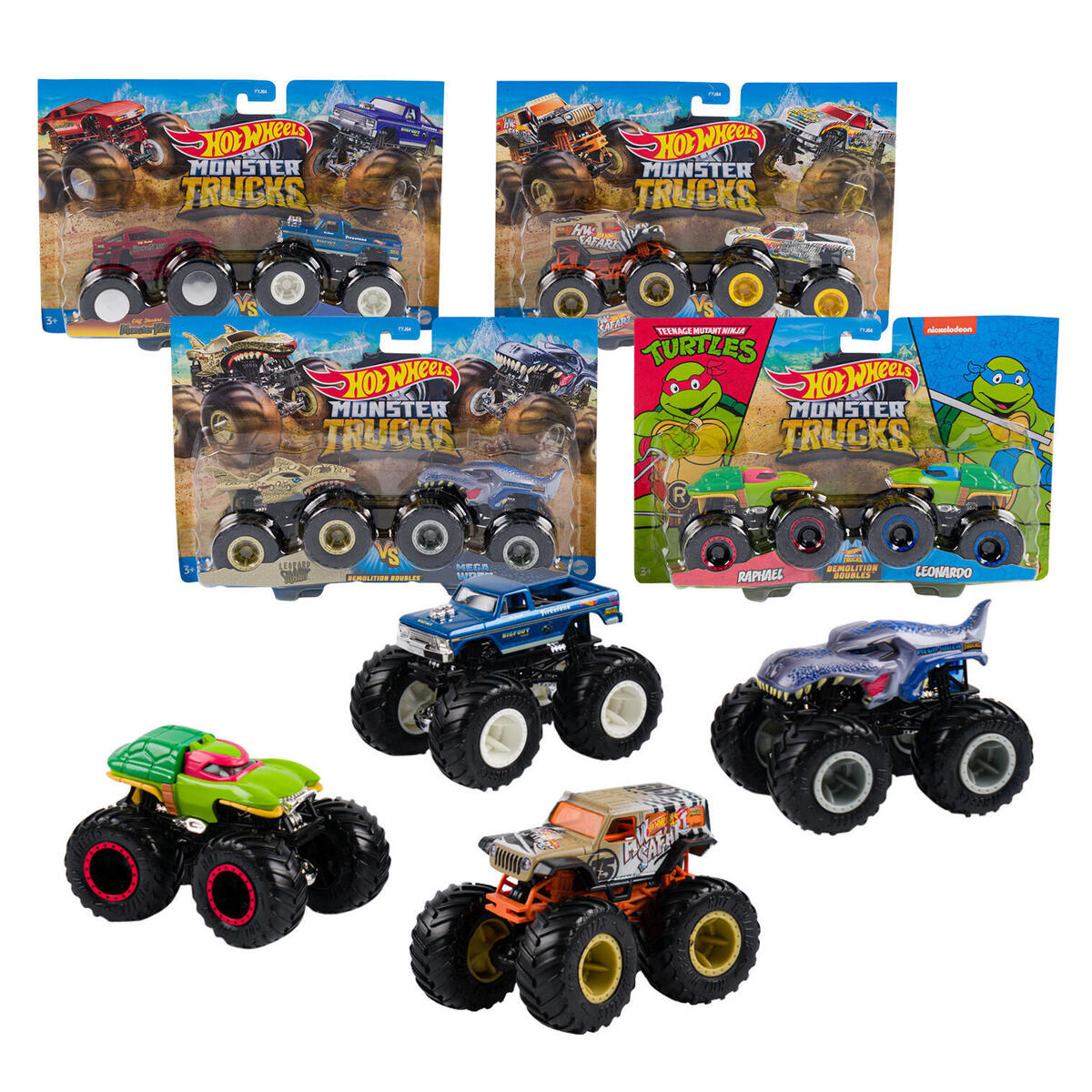 Hot Wheels Monster Trucks Demolition Doubles - 2 Pack - Assorted Style