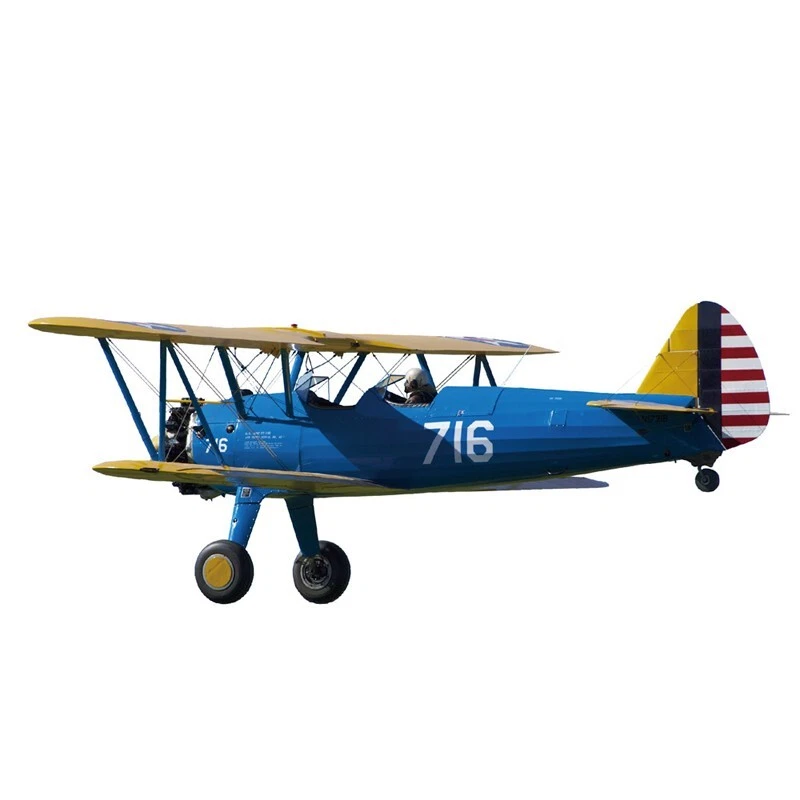 Dynam Stearman PT-17 Blue 4S RC Biplane 1300mm 51" Wingspan - Image 2 of 4