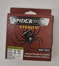 Spiderwire Stealth Braid Moss Green Color 125 yds Superline 50lb SCS50G-125