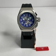 Men's Swiss Legend 10542-03 Trimix Diver Chronograph Blue dial Watch