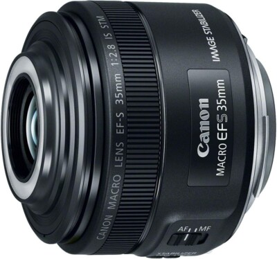 Canon EF-S35mm F2.8 Macro IS STM Prime macro lens Front and rear 