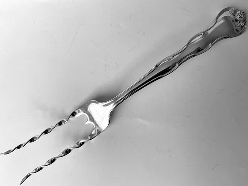 STERLING SILVER (1951) GORHAM RONDO 7.5" CUSTOM MADE BAKED POTATO FORK #1