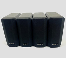 Set 4 Sony SS-V230 Speakers Front Surround Sound System Grey Black Working Video