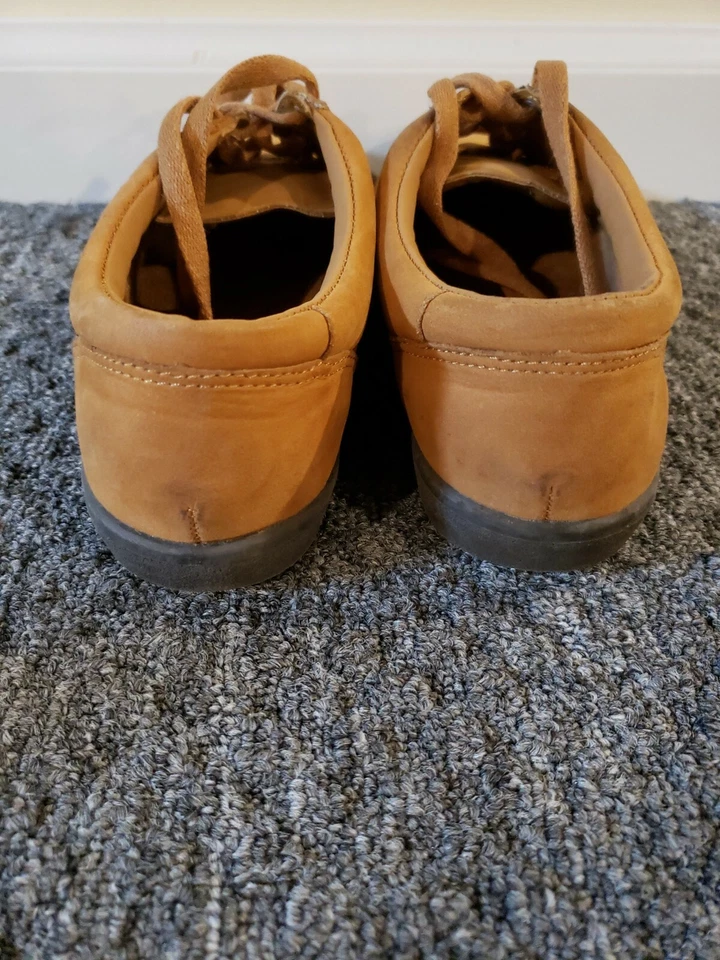 Dr.Scholls Lace Up Suede Comfort Oxfords Shoes Size 7 Camel Color - Image 3 of 4