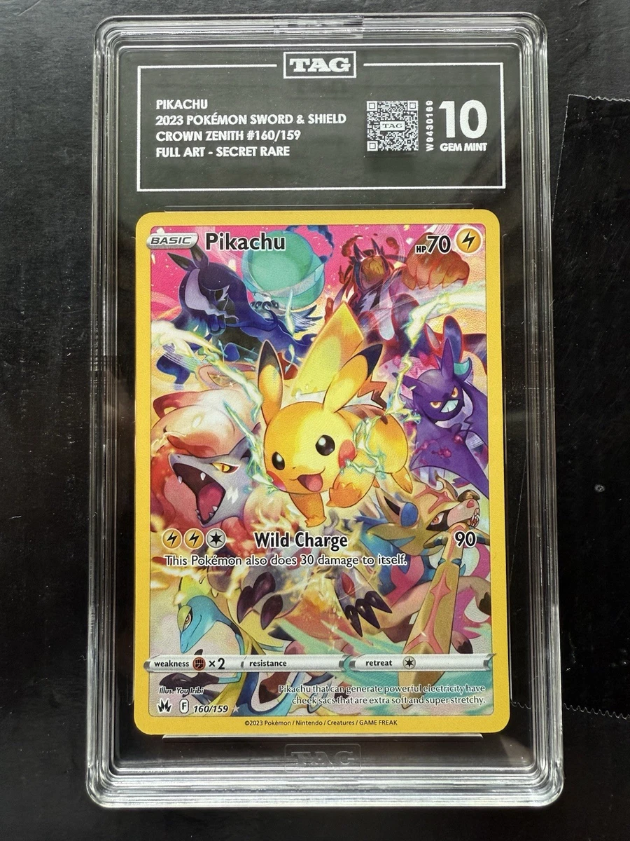 Secret Rare Pikachu Pokémon TCG Grade 10 Individual Collectible
