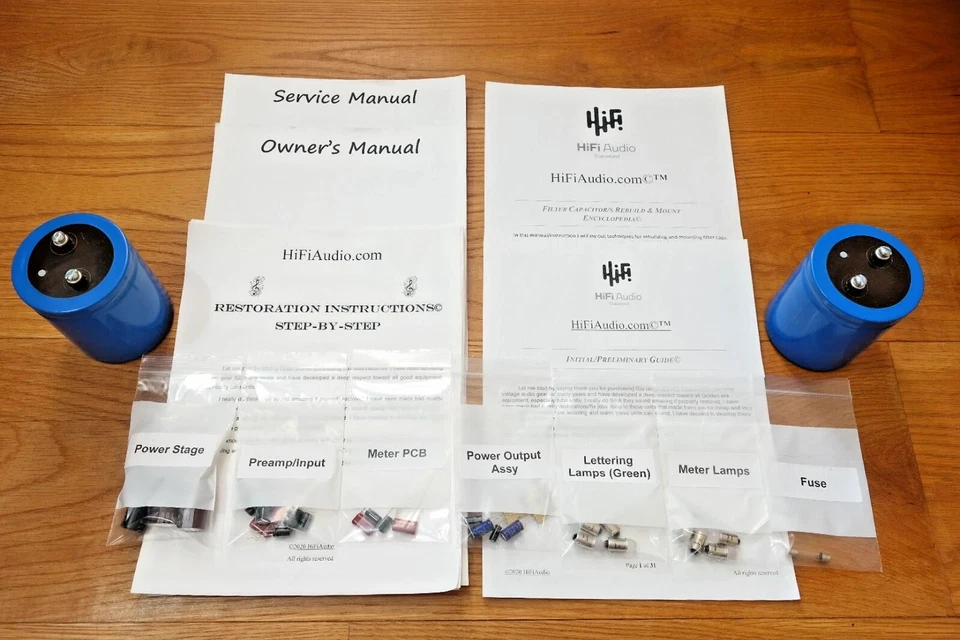 McIntosh MC2205 amplificador reconstrucción restauración recapitulación actualización kit reparación Foto 2 de 4