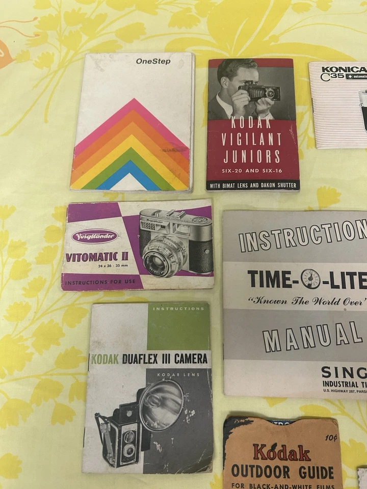 批量老式相机指南手册 - 柯达歌手 Brownie Spartus 徕卡 柯尼卡  — 第 2/4 张图片