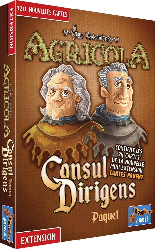Agricola Consul Dirigens extension jeu de cartes de gestion de ferme et placement d ouvriers
