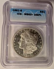 1881-S ICG MS 63+ DMPL  MORGAN SILVER DOLLAR ** PQ CLEAN + ULTRA DEEP MIRRORS **