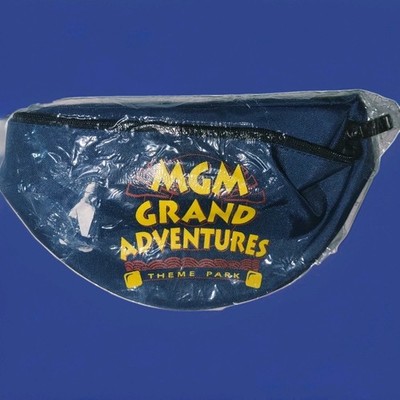RARE MGM Grand Adventures Las Vegas Theme Park Fanny Pack NOW CLOSED NEW SEALED 