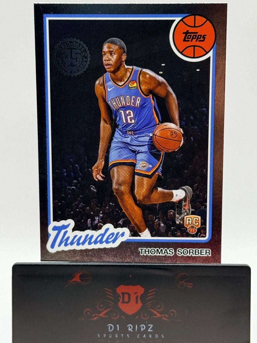 ギャドス トレーディングカード パワー450 2025-26 Topps Flagship 45th Anniversary Thomas Sorber (RC #80Bk-61