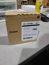 NEW READY TO SHIP Canon PFI-1300PBK Photo Black 330ml Ink Cartridge
