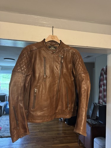 Veste Moto Roland Sands Design - Taille M - Cire (Wax) Marron - Occasion - 6 Poches