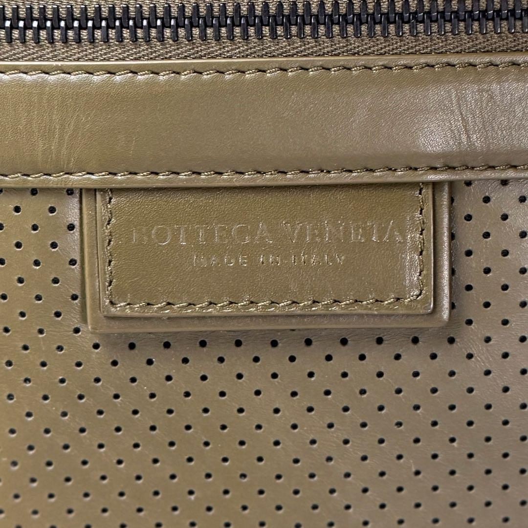 Bottega Veneta Leggero Punching Leather A4 Backpack Tote Used thumbnail 5