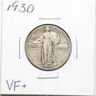 1930 25C Standing Liberty Quarter Dollar in VF+ Condition #6173