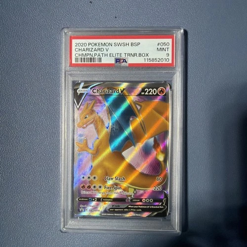 Charizard V SWSH Promo PSA 9