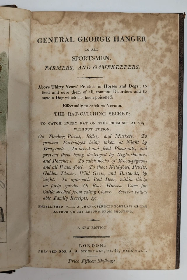 General George Hanger - To All Sportsmen, Farmers and Gamekeepers (1816) - Image 4 of 4