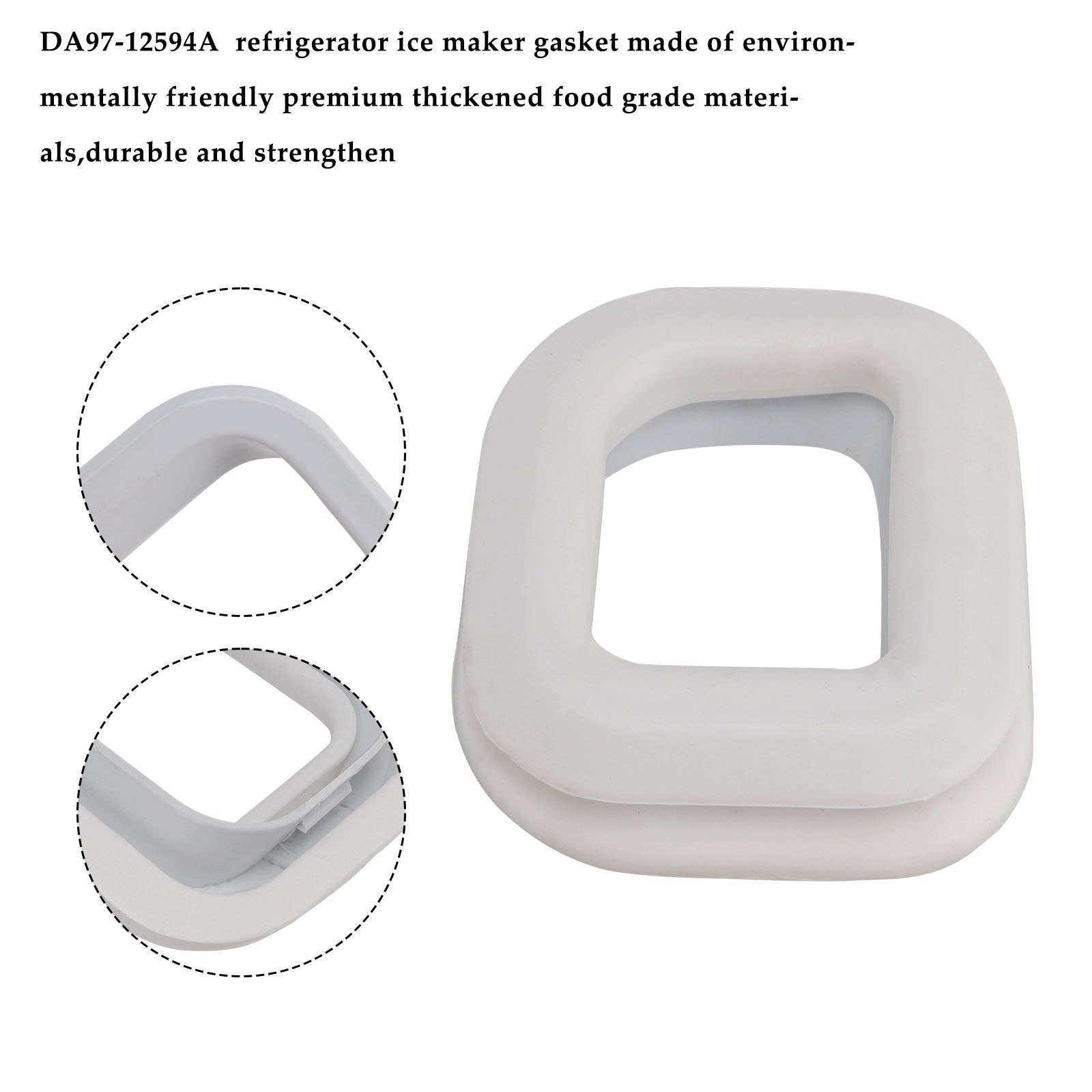 DA97-12594A Refrigerator Dispenser Ice Chute and Gasket Assembly for Samsung