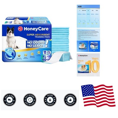 All-Absorb, X-Large 28'' x 34'', 40 Count, Dog and Puppy Training Pads, Ultra A...