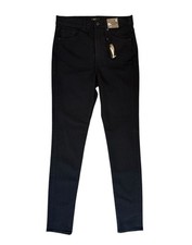NWT Express Black Skinny High Rise Supersoft Denim Jeans Pants Women  s Size 6L