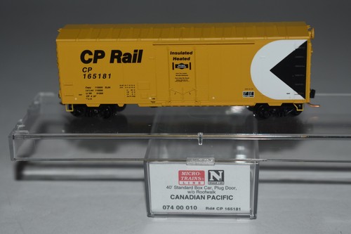 Carro de carga de una sola puerta escala N MTL 07400010 Canadian Pacific 40' 165181 C59002 | Condition: Used