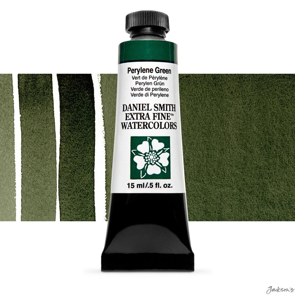 Daniel Smith Watercolour Paint Tube 15ml Perylene Green Series 2 Artist Painting