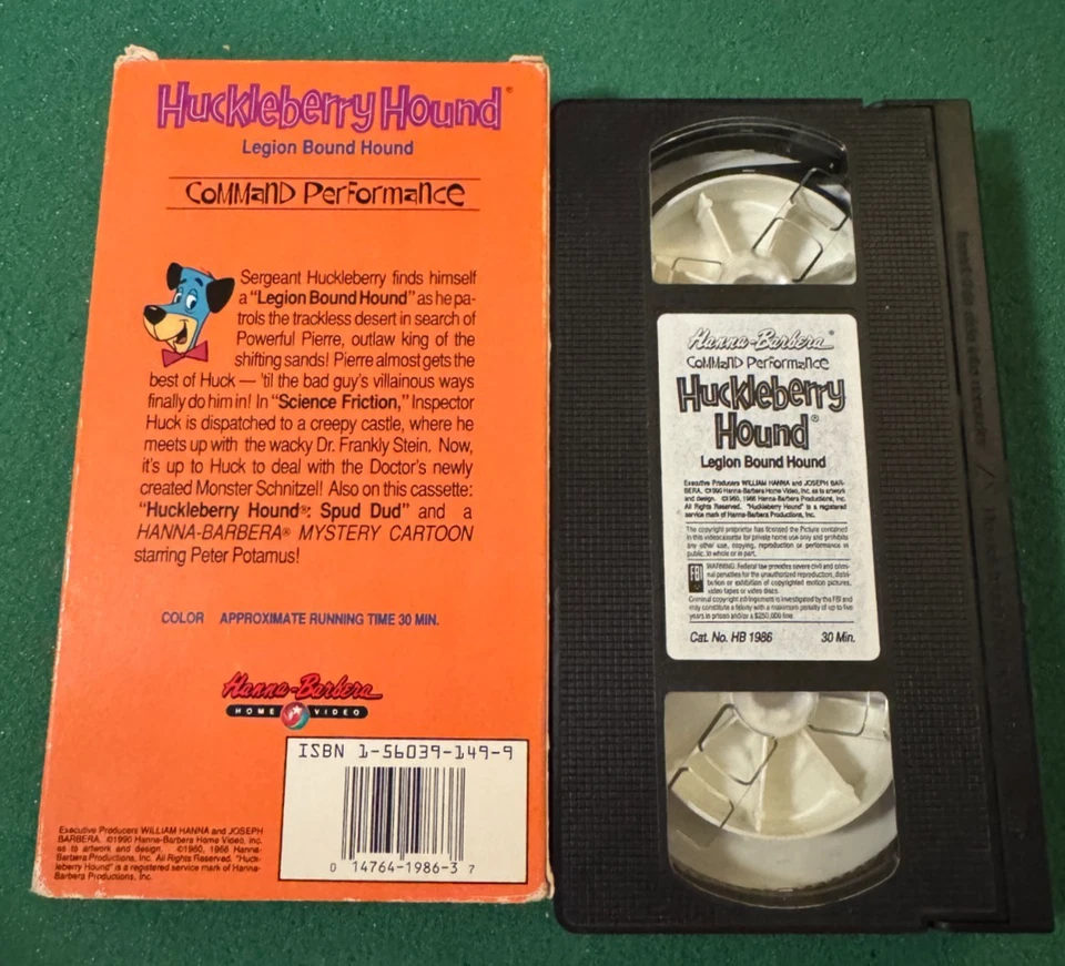 Huckleberry Hound: Legion Bound Hound VHS + FREE DVD - Image 2 of 2