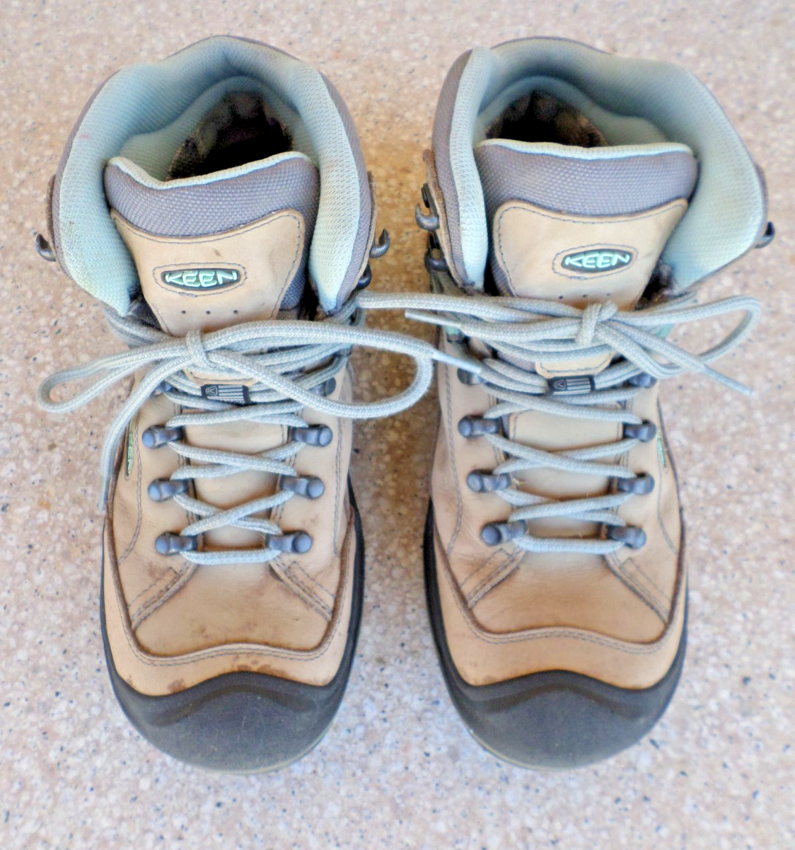 Keen Durand II Stivali da trekking impermeabili in pelle marrone medio. Donna 10 #1020776