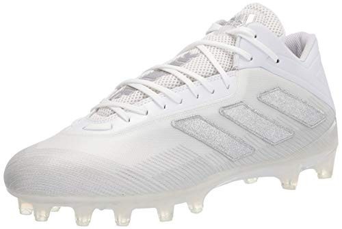 Adidas‎ Men\'s Freak MD 20 Football Cleats FW3576 White Silver Metallic Sz 9 NEW Adidas® Freak MD 20 Football Cleats White & Metallic  main image 4