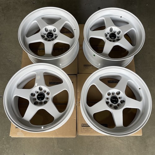 Used 19x8.5 Vors SP1 5x100/5x120 35 73.1 White Wheels set(4) | eBay