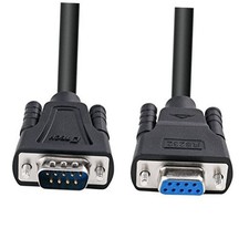 DTECH COM Port Serial Cable Male to Female RS232 Extension 9 Pin Straight 15ft