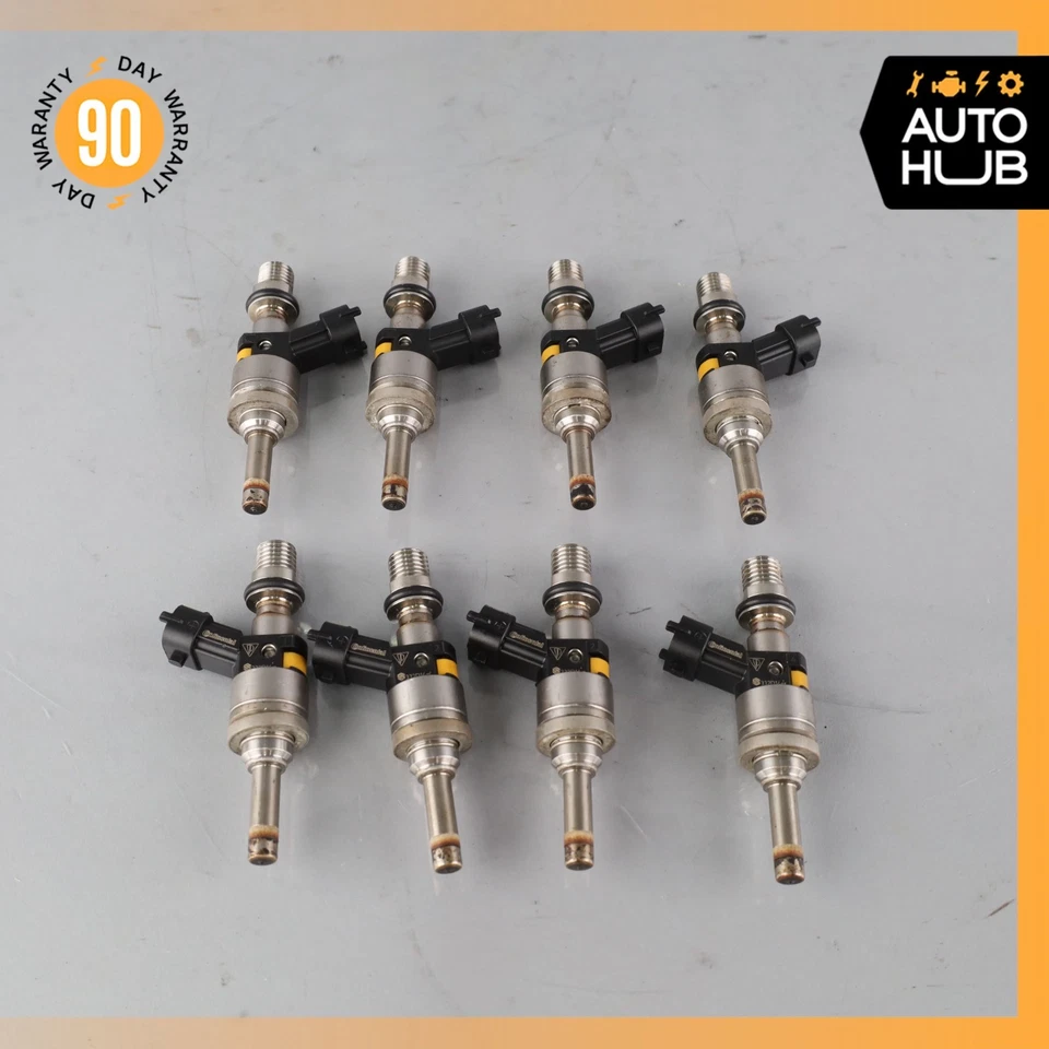 Juego de inyectores de combustible motor turbo 10-18 Porsche Cayenne 958 Panamera 970 OEM Foto 2 de 4