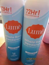 2-Lume Whole Body Deodorant UNSCENTED Invisible Spray NEW 3.6 oz