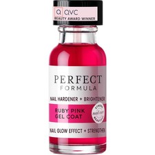 Ruby Pink Gel Coat - Nail Strengthener, Keratin Nail Treatment, Gemstone Pink...
