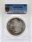 1884 CC Morgan Silver Dollar - Certified PCGS MS64 Free Shipping
