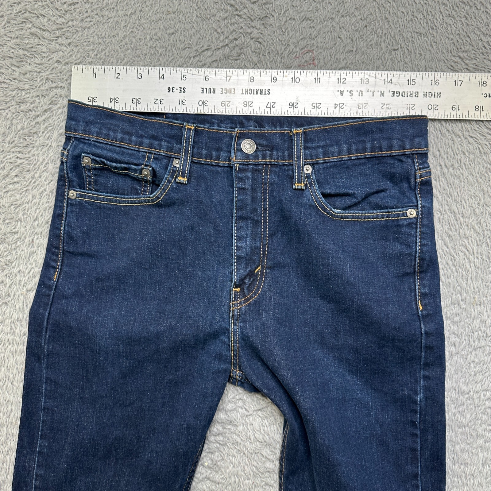 Levis 510 Jeans Mens 31x29 Dark Blue Stretch Classic Excellent image 5