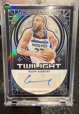 2023-24 Panini Obsidian - Twilight Signatures Rudy Gobert #TS-GOB /99 