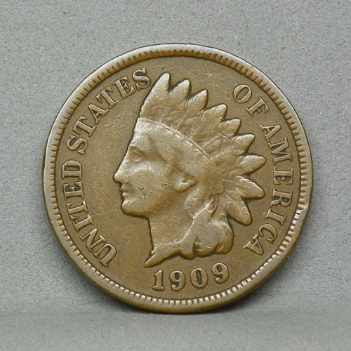 1909 INDIAN HEAD CENT, VG
