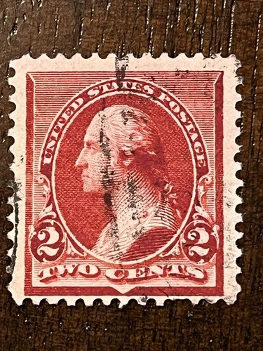 1890-93 US STAMP COLLECTION # 220C CAP ON BOTH 2S USED