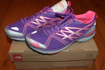 The North Face WOMENS Hayasa II PURPLE Red PERFORMANCE Running SHOES US 10 